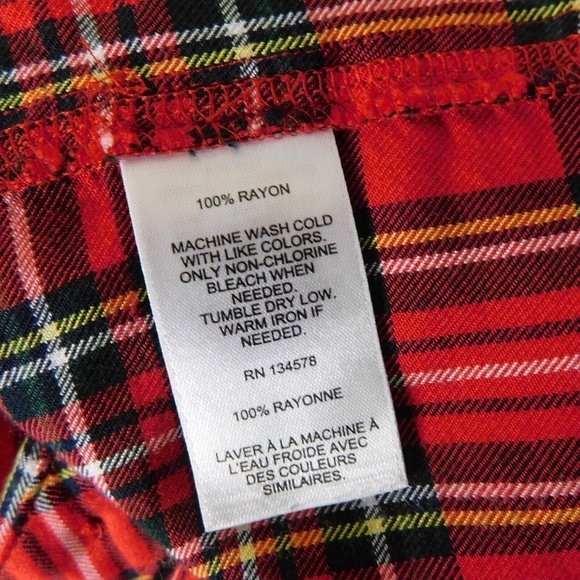 Red Plaid Women's Top - Picture 11 of 12